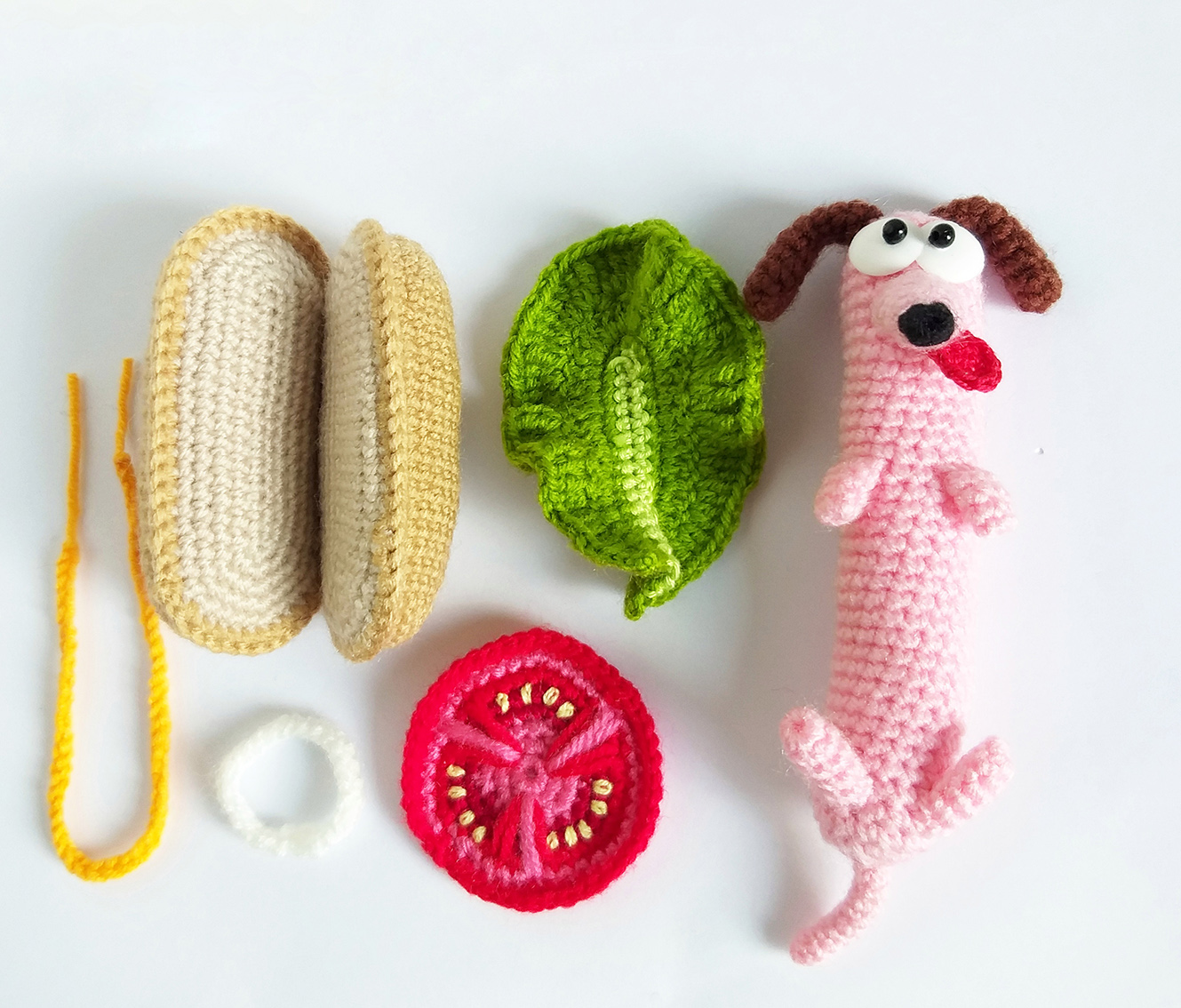 Blog-Inhaltsbild für 'Witziger Amigurumi Hot-Dog'